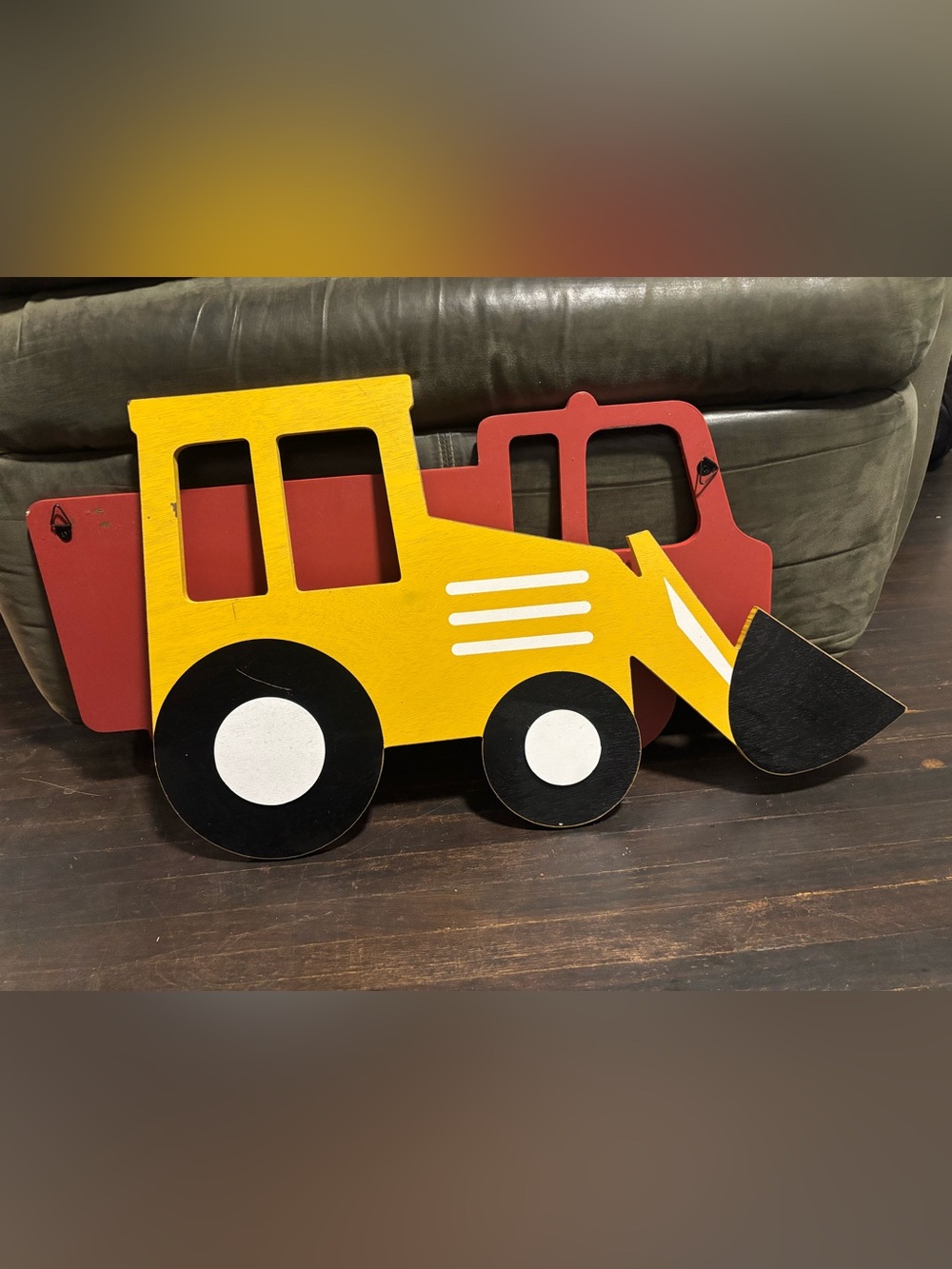 Hobby Lobby Yellow & Red Wooden Truck Wall Art